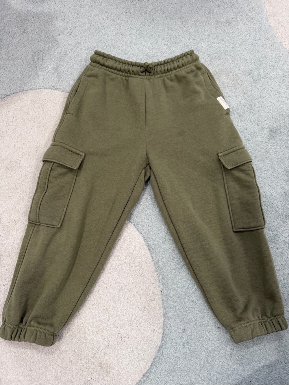 Zara toddler 5T Olive Cargo Jogger Pants